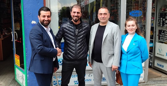 Memleket ’li Adaylar Gündoğdu ve Sanayi Esnafını Ziyaret Etti