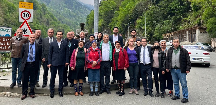 CHP’ li Adaylar Çamlıhemşin’ de