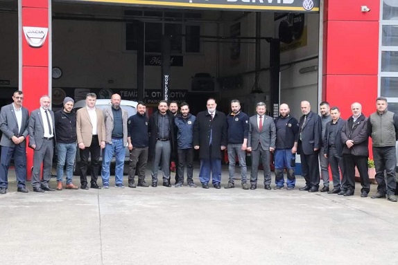 Milletvekili Adayları Rize Yeni Modern Sanayi Sitesi Esnafını Ziyaret Etti