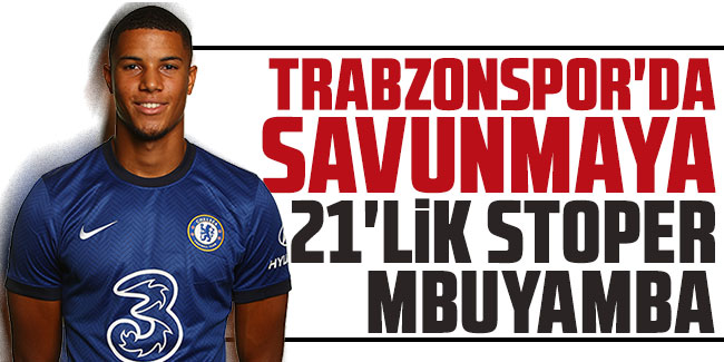 Trabzonspor'da savunmaya 21'lik stoper