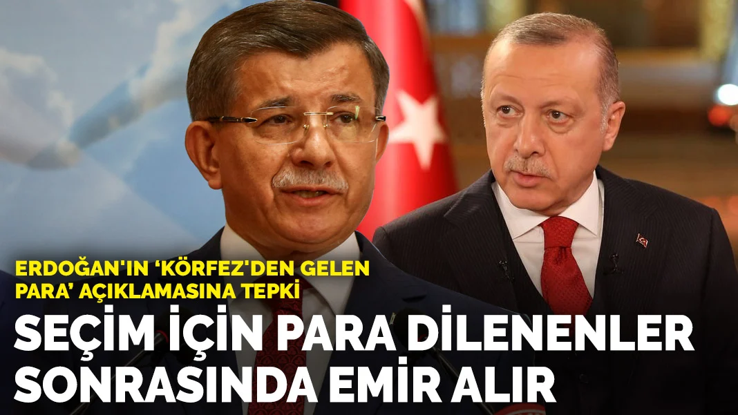 Davutoğlu: Bir seçim için para dilenenler sonrasında emir alırlar