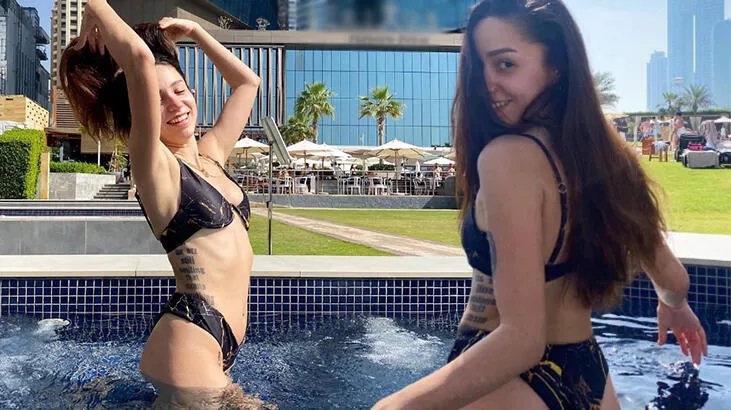 Zeynep Bastık' dan Bikinili poz