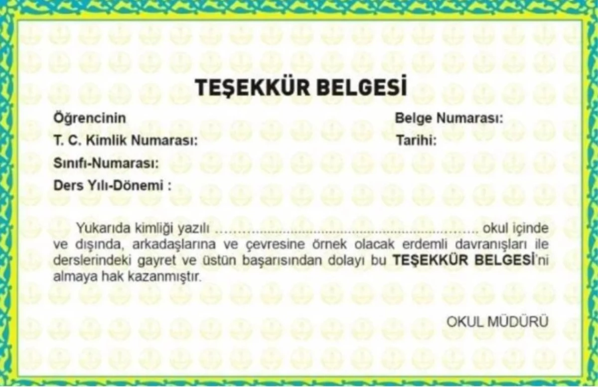 Lisede ortalama 60 üstü olursa teşekkür alınır mı? Lisede teşekkür belgesi için kaç puan gerekli?