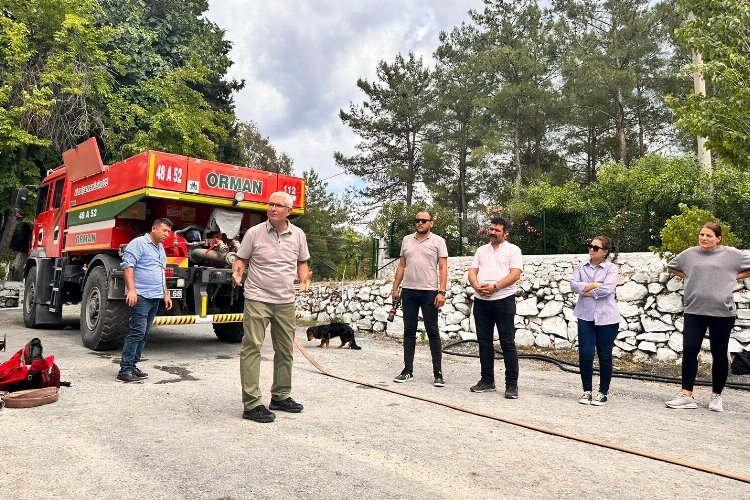 Milas'ın gönüllülerini 'Ateş Savaşçıları' eğitti