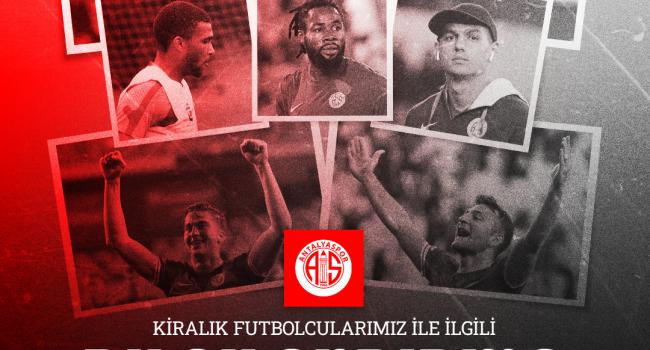 Antalyaspor'da yaprak dökümü