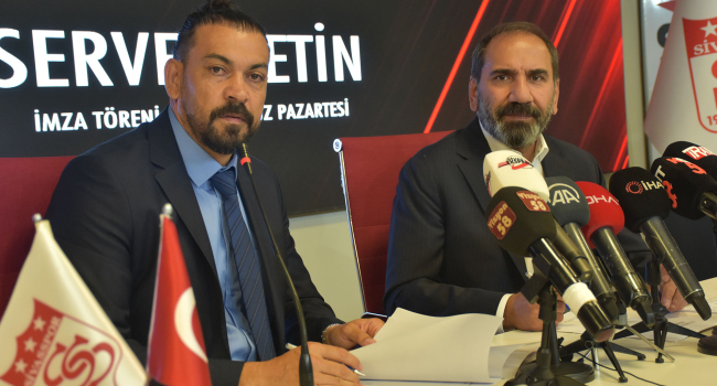 Servet Çetin imzayı attı