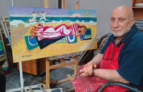 RESSAM MUHAMMET ALİYEV SANKO SANAT GALERİSİNDE SERGİ AÇACAK