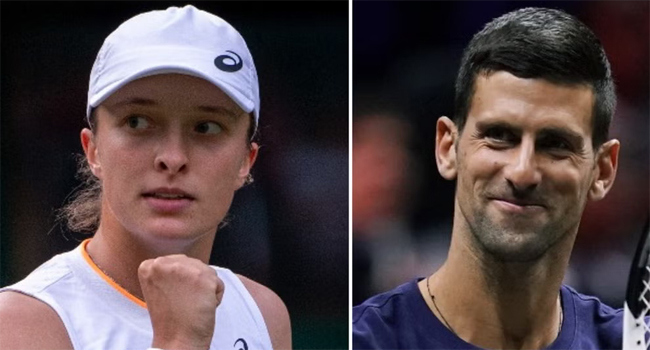 Swiatek ve Djokovic 3. tura yükseldi