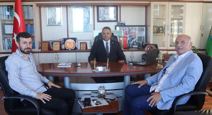 Muhammet Pertek’ en Ziraat Odasına Ziyaret