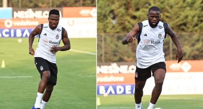 Amartey ve Onana ilk antrenmanına çıktı