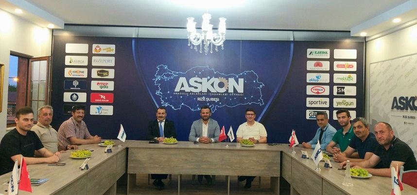 Rize-Artvin Havalimanı Müdürü Akbulut’tan Askon’a Ziyaret