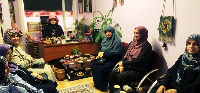 Saadet Partisi kadın kollarından Kafkasya Haber’e ziyaret