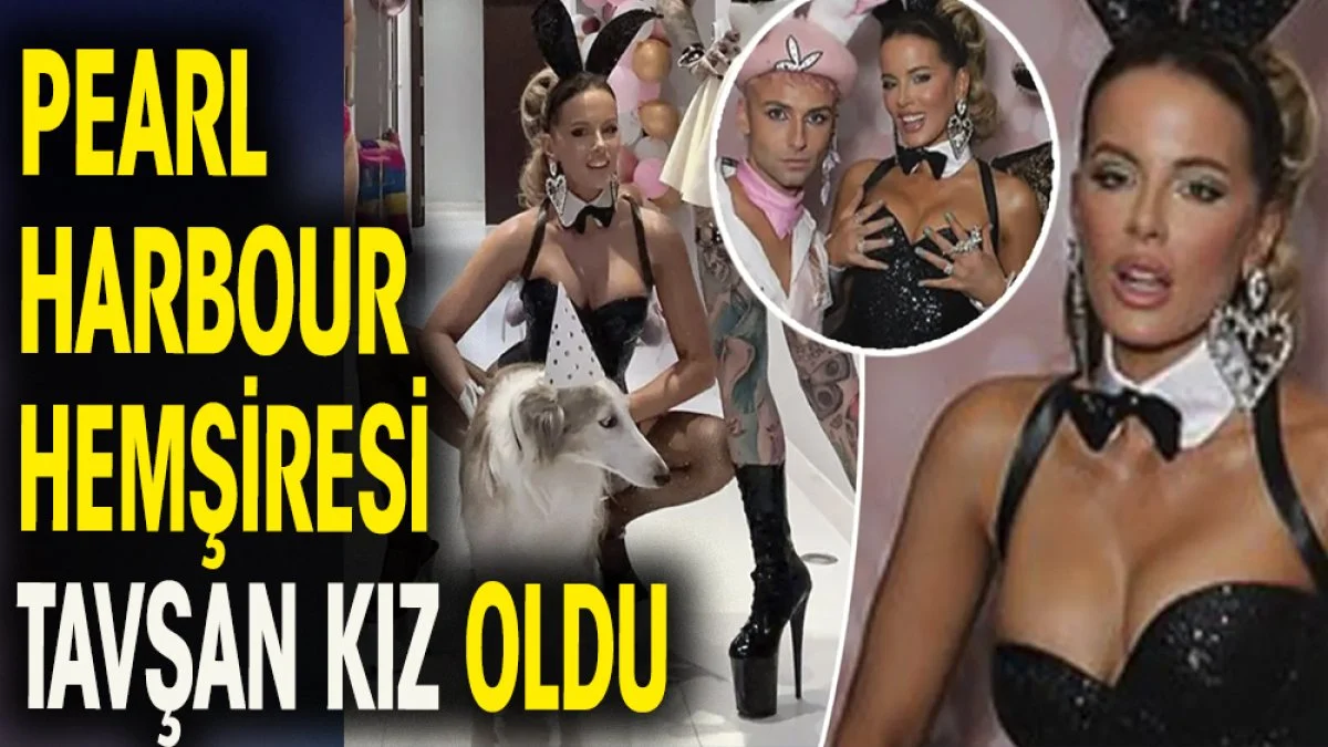 İngiliz aktris Kate Beckinsale doğum gününde tavşan kız oldu
