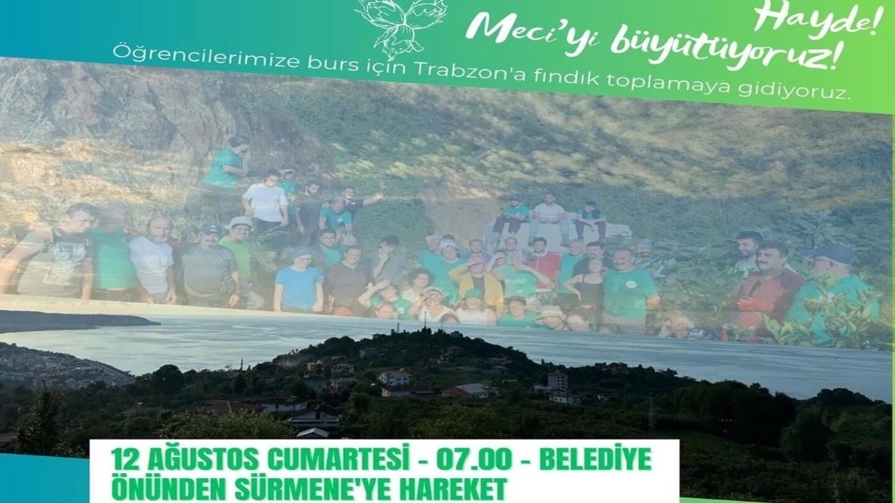 Meci ile Fındık Toplanacak Geliri Öğrencilere Burs Olacak