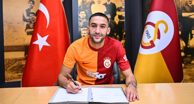 Galatasaray devre arasında Hakim Ziyech'i açıkladı