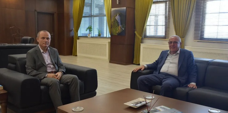 Başkan Metin' den Rize İl Emniyet Müdürlüğü Görevine Yeni Atanan Murat TÜRESİN'e Ziyaret