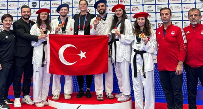 Milli para tekvandoculardan 5 madalya