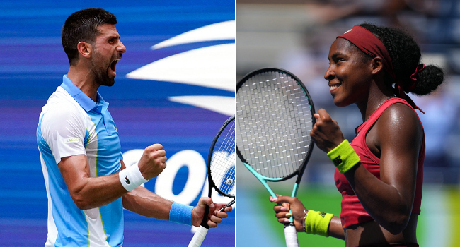 Djokovic ve Gauff, ABD Açık'ta yarı finalde