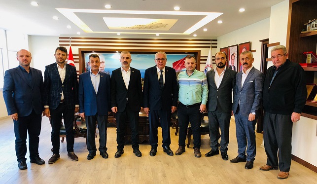 BBP’ den Derepazarı Belediye Başkanına Ziyaret