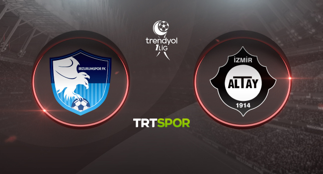 Erzurumspor FK - Altay maçı TRT SPOR'da