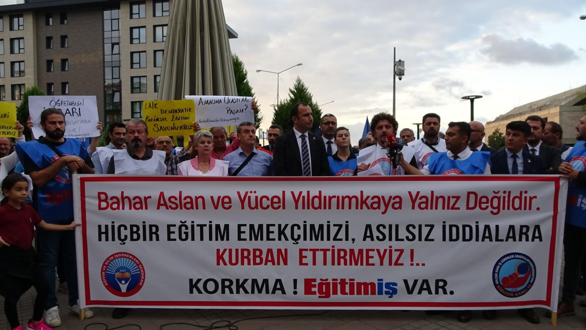 Fındıklı İmam Hatip Lisesi Müdürü Yıldırımkaya yardımcısı Aslan hakkında, açılan soruşturmaya tepki