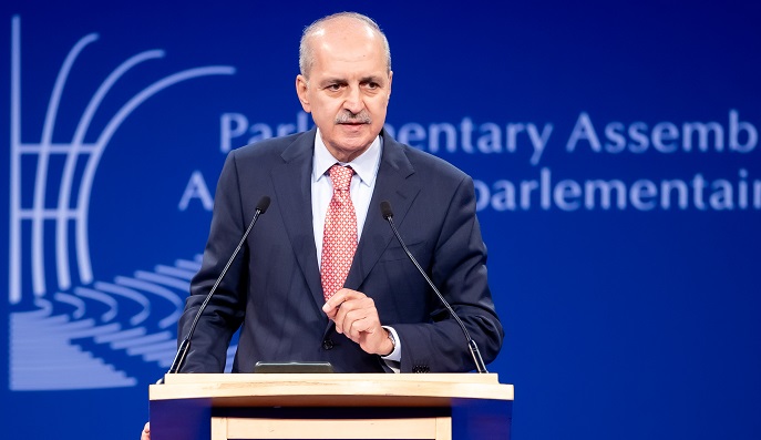 TBMM Başkanı Kurtulmuş, Rum temsilciye haddini bildirdi!
