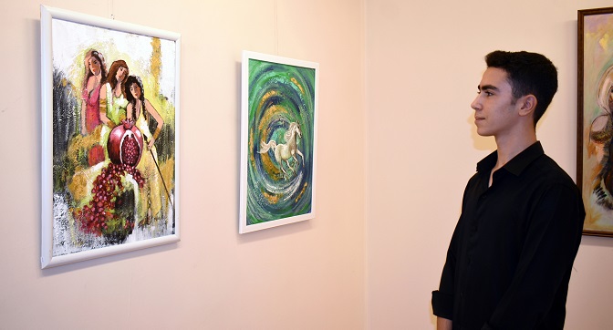 Zamana Dokunmak Temalı Amazon Kadınlar Resim Sergisi Ergül’ün Sanko Sanat Galerisi’nde Açtığı Sergi Devam Ediyor