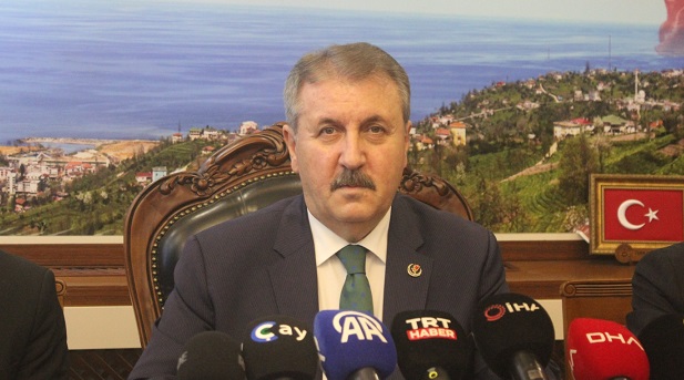 BBP Genel Başkanı Destici, Rize'de Suriye'nin kuzeyindeki operasyonu değerlendirdi