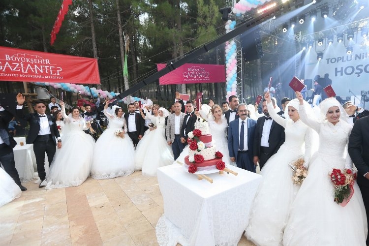 Gaziantep'te toplu nikah hazırlığı