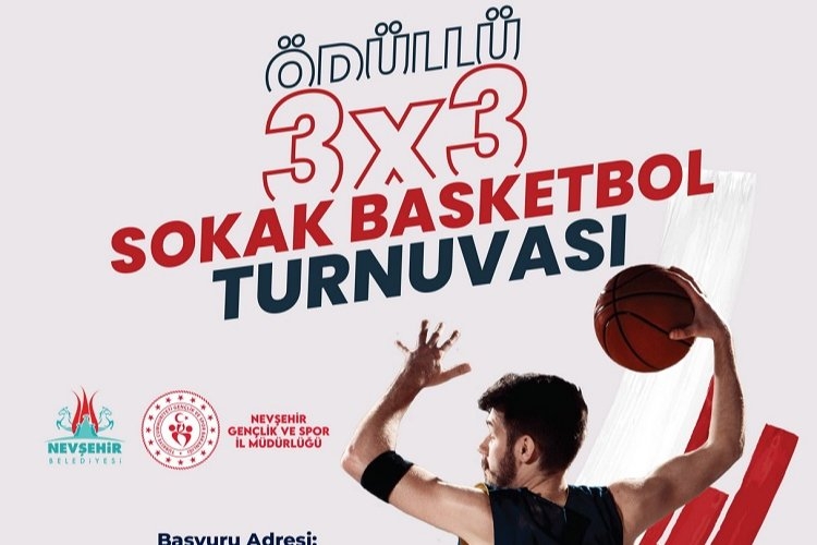 Nevşehir'de basketbol turnuvasına başvurular başladı
