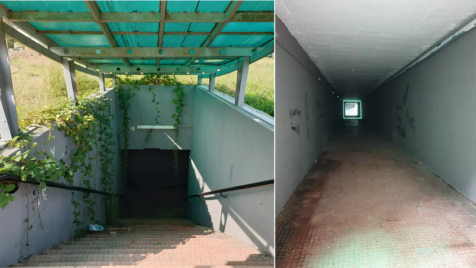 Trabzon'da Korku Tünellerini Aratmayan Alt Geçit!