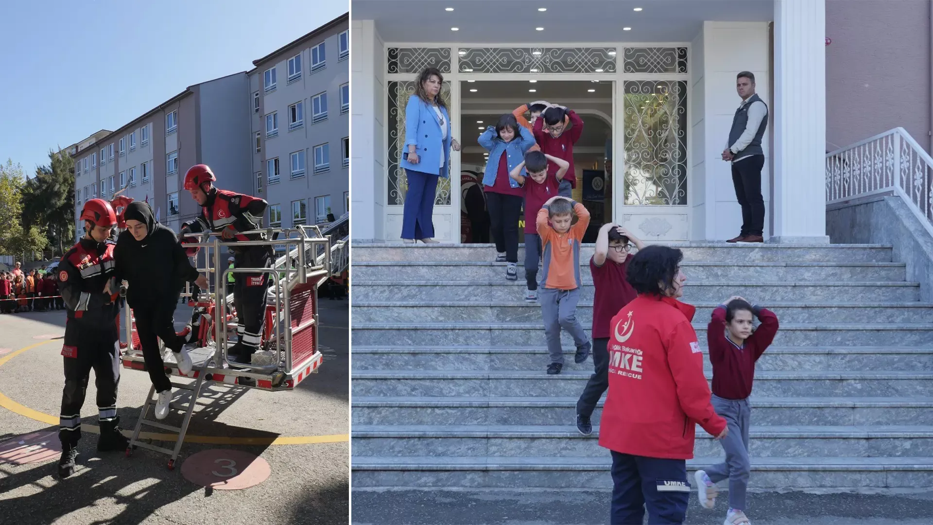 Trabzon'da Yangın Tatbikatı: Gerçeği Aratmayan Tatbikat