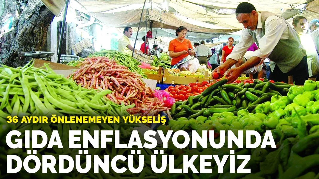 36 aydır önlenemeyen yükseliş: Gıda enflasyonunda dördüncü ülkeyiz