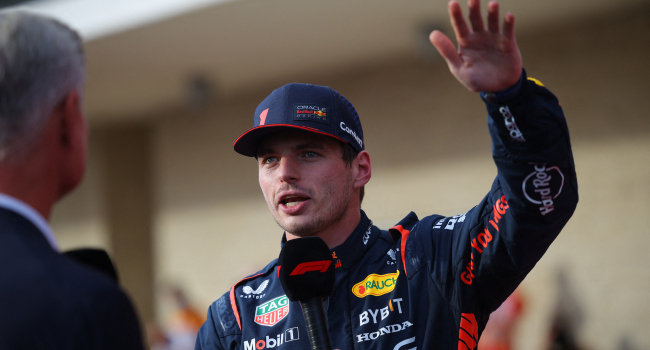 ABD'de sprint yarışını Verstappen kazandı