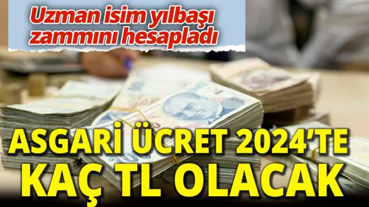 2024 asgari ücret zammı belli oldu... Uzman isim asgari ücret zammını açıkladı