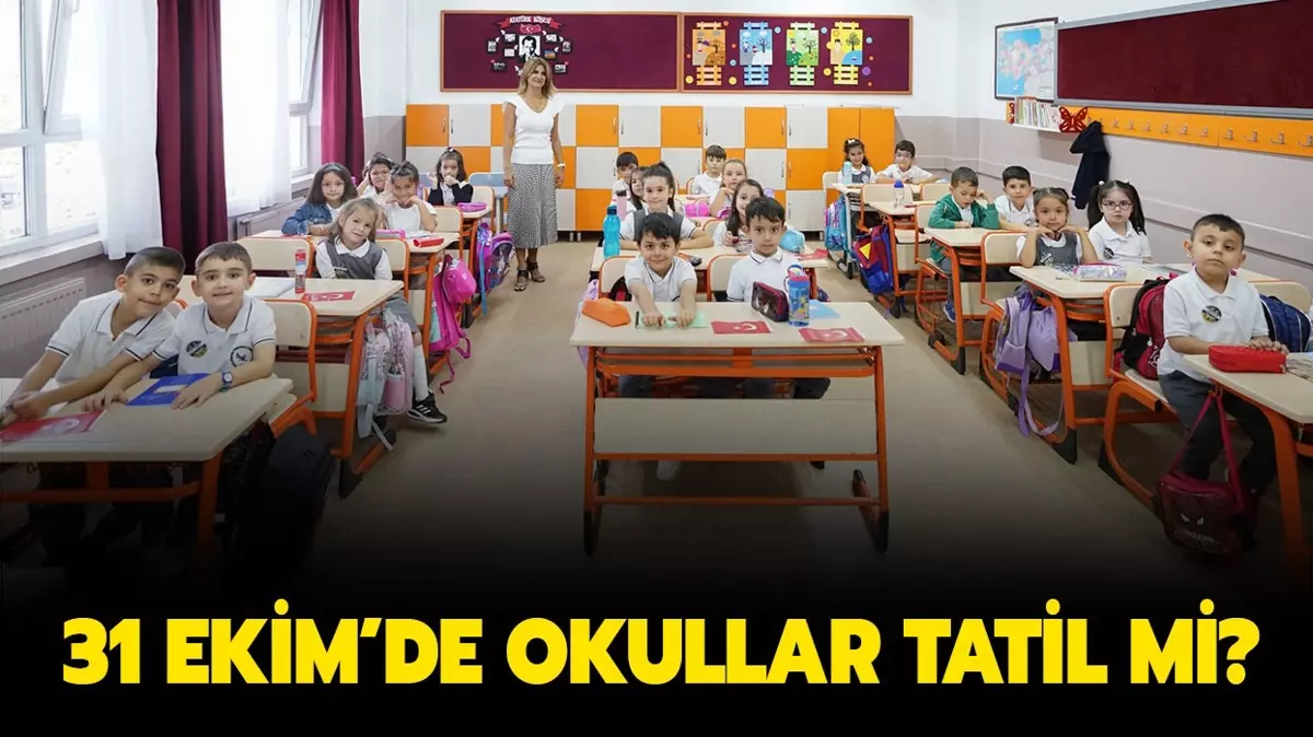 Okullar kaç gün tatil? 31 Ekim okullar tatil mi? Okullar ne zaman açılıyor?