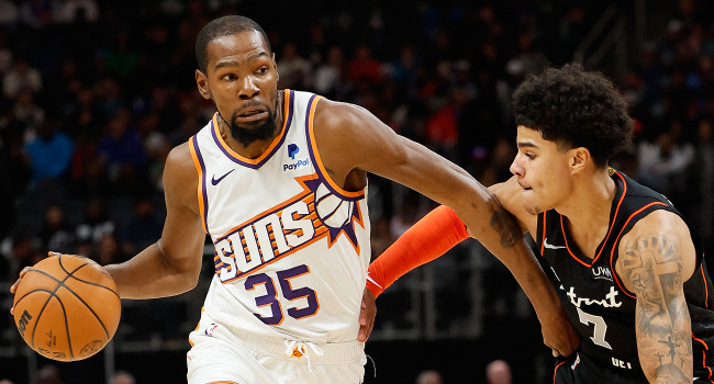 Suns, Kevin Durant'la coştu