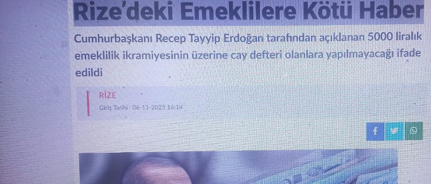 Haberimiz Ses Getirdi. Ayar Çay Çiftçisi Emekliler İçin Cumhurbaşkanı İle Görüştü