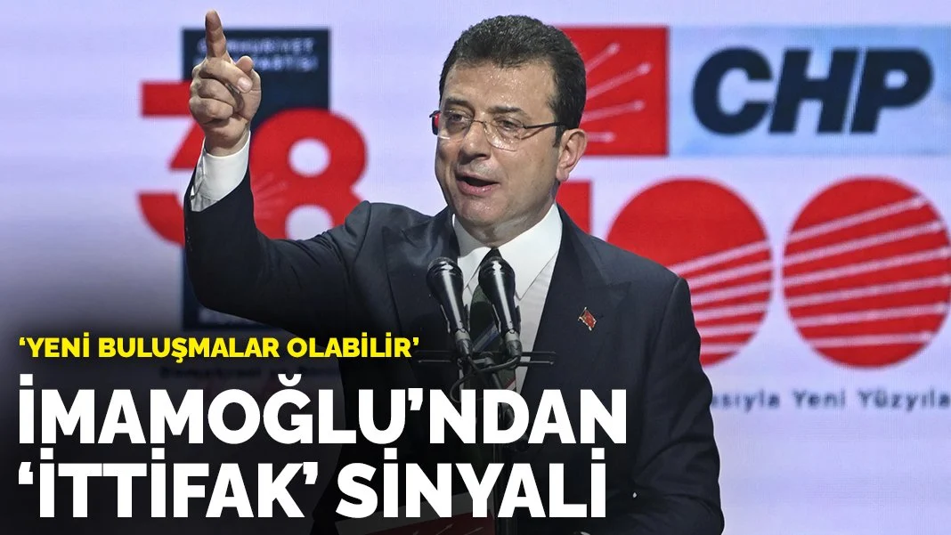 İmamoğlu'ndan 'ittifak' sinyali: Yeni buluşmalar olabilir