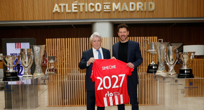 Diego Simeone'den 5 yıllık imza
