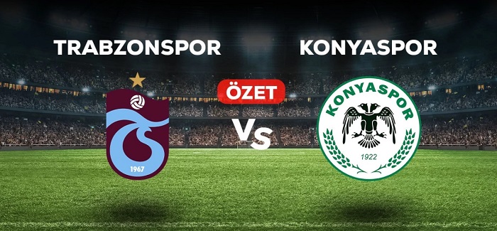 Trabzonspor - Konyaspor maç özeti! (VİDEO) Trabzonspor - Konyaspor maçı özeti izle! Golleri kim attı, maç kaç kaç bitti?