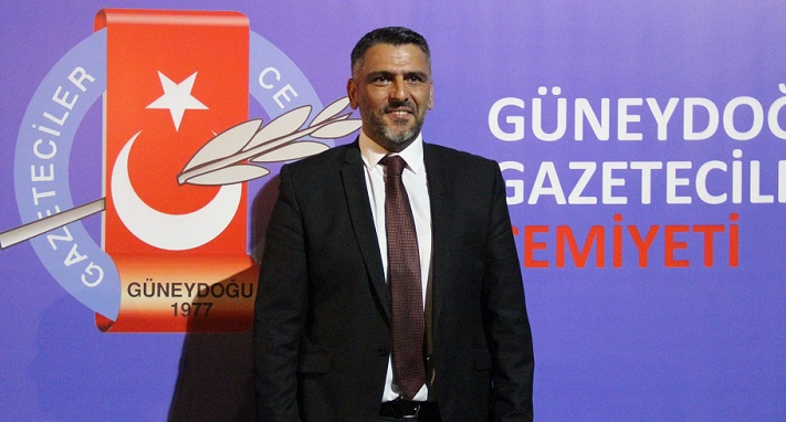 Diyarbakır’ daki Güneydoğu Gazeteciler Cemiyetinin Yeni Başkanı Felat Bozaslan Oldu
