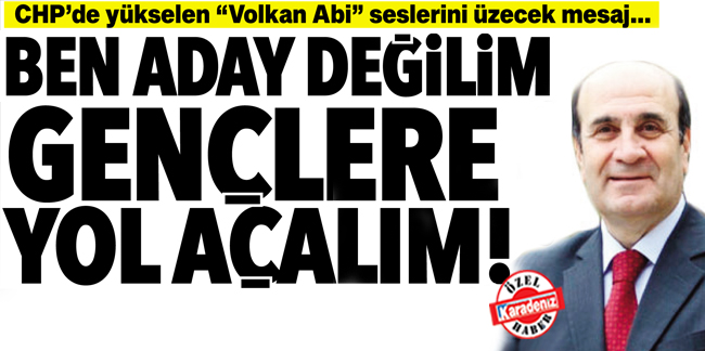 Volkan Canalioğlu 'Ben Yokum' dedi Gençlere Seslendi