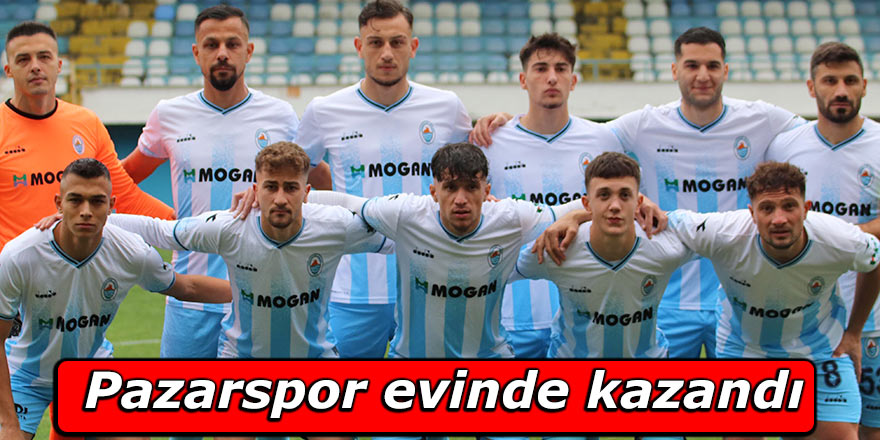 Pazarspor Evinde Rahat Kazandı 3-1