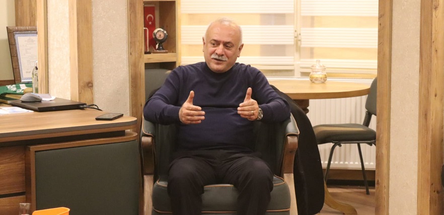 Yazıcı Başkan Aslana Erzurum- Rize Tren Yolu Hakkında Bilgi Verdi