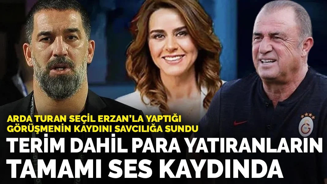 Arda Turan tüm görüşmeyi kayda almış: Fatih Terim dahil fona para yatıranların tamamı ses kaydında