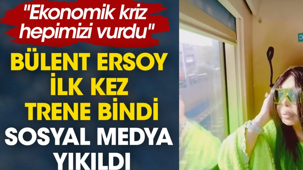 Bülent Ersoy ilk kez trene bindi, sosyal medya yıkıldı. 