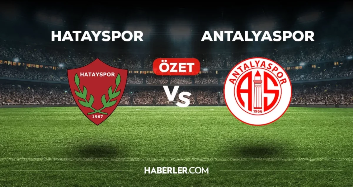 Hatayspor - Antalyaspor maç özeti! (VİDEO) Hatayspor - Antalyaspor maçı özeti izle! Golleri kim attı, maç kaç kaç bitti?