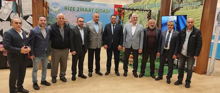 Rize Ziraat Odası Standında ziyaretçi yoğunluğu