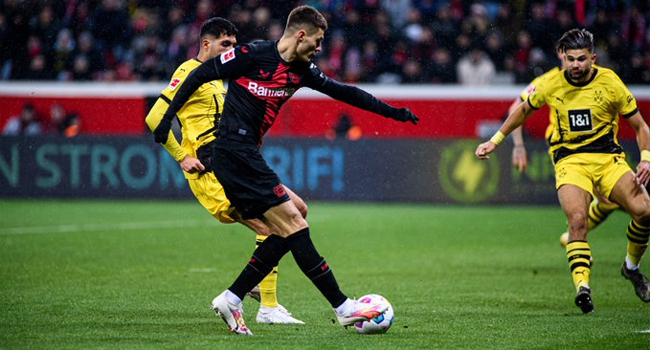 Bayer Leverkusen'in 8 maçlık galibiyet serisi bitti